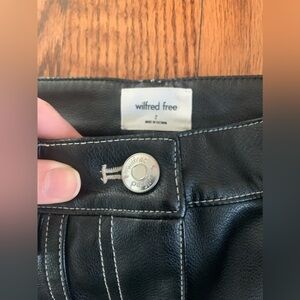Wilfred The Melina High Waisted Leather Pant Size 2